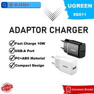 Ugreen ED011 USB-A Wall Charger 2.1A 10.5W Charger Adapter
