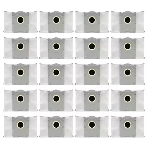 20 Pcs Dust Bags For ECOVACS DEEBOT T50 X8 PRO Robot Vacuum Cleaner Accessorie For ECOVACS DEEBOT T5