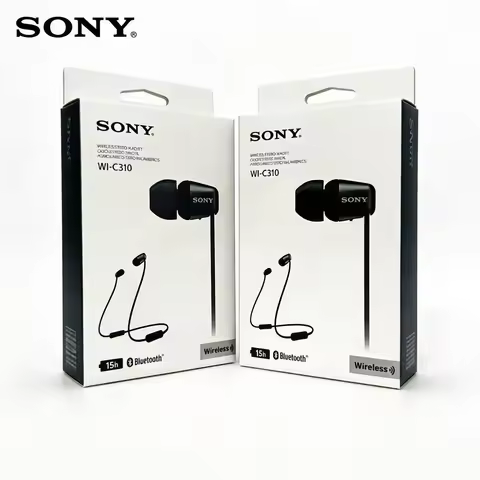 Sony WI‑C310 Wireless Bluetooth Earphones In‑Ear Headphones Long Battery Sports Earbuds Stereo Bass 