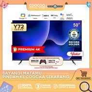 [Google TV]COOCAA 50 inch Smart TV - 4K - UHD - Netflix/Youtube - Google Assistant - Dolby Audio - L