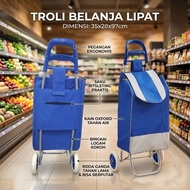 Gocery Cart Luggage Handcraft Folding Shopping Trolley 35x28x97cm - SK-50