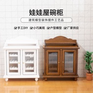 1: 12 dollhouse dollhouse Mini Furniture Model Props Wooden Cupboard Storage Shooting Ornaments