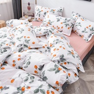 Classic Bedding Set 5 Size Various Patterns Sheets 4 Pieces Quilt Cover Rural Sheet AB Side Quilt Cover  Simplicity Bed