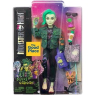 MATTEL Monster High Deuce Gorgon Doll Signature Look with Denim Snake Jacket & Pet Mouse Perseus