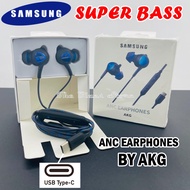 AKG ANC Headset Samsung TYPE C / TIPE C Hitam Super Bass Original Manufactur For Samsung Galaxy A80