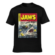 Jaws Pulp Attack Comic Cover Men'S Cool Tshirt Fashion Clothing
