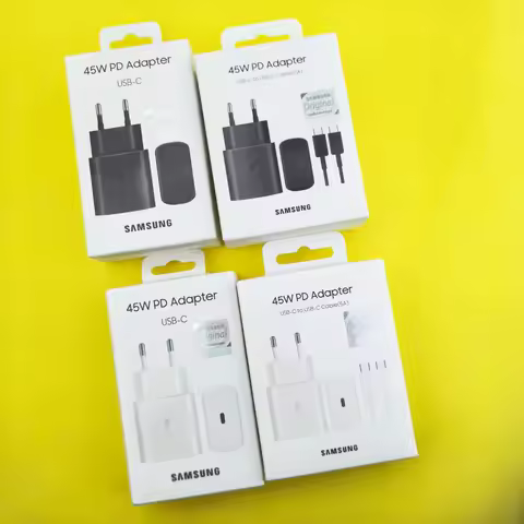 Original Samsung 45W Charger PD Super Fast Charge EU/US CERTIFIED Adapter For Galaxy Z TriFold Fold 