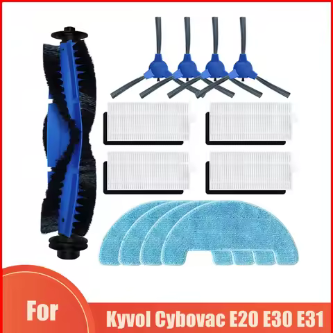 For Kyvol Cybovac E20 E30 E31 Robotic Vacuum Cleaner Accessories Main Side Brush Hepa Filter Mop Clo