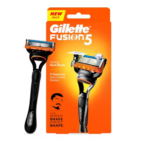 Original Gillette Fusion 5 Layers Razor Blades Safety Razor Holder Men's Shaver Razor Machine beard 