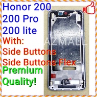 (3 Colors) NEW ORI Middle Side Frame Plate LCD Bezel Center Board HOUSING Honor 200 lite / 200 Pro 5