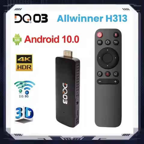 VONTAR DQ03 Mini TV Stick Android 10 QuadCore Support 4K@60fps HDR10+ 2.4G&5.8G Dual Wifi 1G8G 2G16G