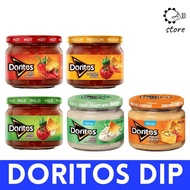 DORITOS / Salsa Dip / Mild / Medium / Hot / Nacho Cheese / Sour Cream & Chives / 300g