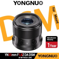 YONGNUO กล้อง YN35mm F1.8Z DA DSM WL มุมกว้างเลนส์สำหรับ Nikon หน้ากว้าง Z Mount Mirrorless Z50 Z30 