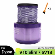 อะไหล่ทดแทนไส้กรอง HEPA ล้างได้ SV18สำหรับ Dyson V10อุปกรณ์เครื่องดูดฝุ่นหุ่นยนต์ไร้สายแบบมือถือแบบบ