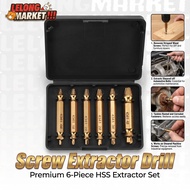Damaged Screw Extractor Drill Bit Screw Extractor Bolt Remover Tools Screw Remover Set Remove Damage