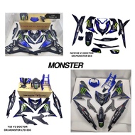 YAMAHA BODY COVER SET MONSTER 46 ( STICKER TANAM ) NVX155 V2 Y16 Y15 V1 V2 LC135 V1 V4 V7 LC135 FI V