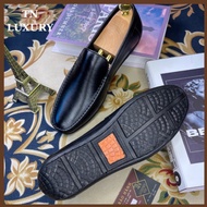 Latest form of luxury embossed cowhide men's office shoes, rubber sole, durable M1D