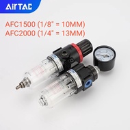 AIRTAC AFC SERIES FR.L PNEUMATIC FILTER REGULATOR LUBRICATOR UNIT AFC1500 (PT1/8") , AFC2000 (PT1/4"