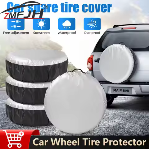 1/2/3/4PCS Car Auto Tire Protector Storage Bags Polyester Wheel Cover Vehicle Tyre Wheel Spare Cover