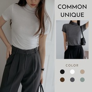 [Common Unique] Dev Soft Half Neck 1/2 Tee_U24