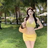 BikiniStoreVn: 3-Piece Bikini Skirt S1 - Sexy Bikini with Skirt - Beautiful Beach Bikini