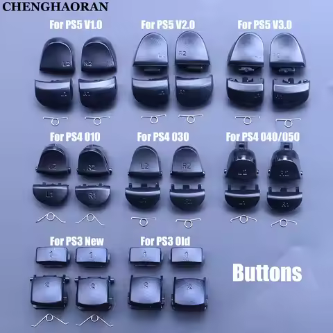 1Set For PS3 PS4 Pro Slim L1 R1 L2 R2 Trigger Button Kit For PS5 BDM-010 020 030 V1 V2 V3 Controller