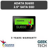 ADATA Ultimate SU650 2.5" SATA SSD 120GB/240GB/480GB/960GB