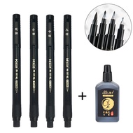 5Pcs/Set Calligraphy Art Marker Pens Brush Pen Art Marker Craft Supplies Art Writing Office Supplies