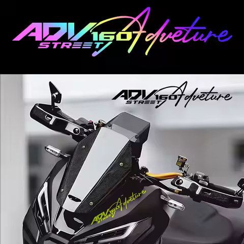 For Honda ADV Motorcycle Reflective Sticker Windshield Decal ADV Saddlebag Pull Flower Decorative St