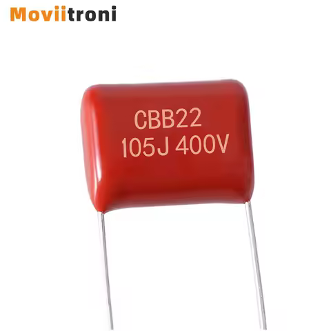 50pcs 105J 400V CBB22 Metallized Polypropylene Film Capacitor 5% p15 p20 Pitch 15/20mm