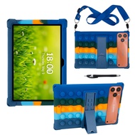 Soft Bubble Stand Case for i17 Pro / i17 Max / i17 Pro Max Android Tablet 5G 10.1 Inch Shoulder Stra
