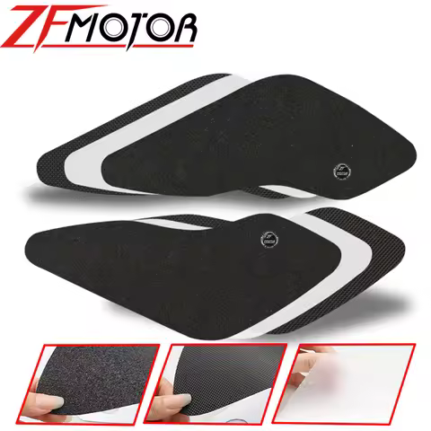 Motorcycle Protector Anti slip Fiber Tank Pad tank Side Traction Sticker For Honda CB400 CB 400 SF V