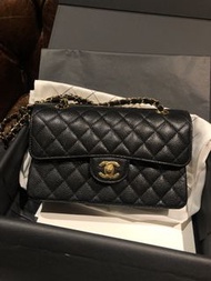 Chanel classic flap small 23 ❌SOLD❌黑金荔枝皮(4/22 單）