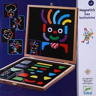 Djeco Children's Intelligence Magnetic Puzzle Suitcase 3-4-5 Years Old Baby Early Education Puzzle T