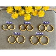 Gypsy titanium earrings