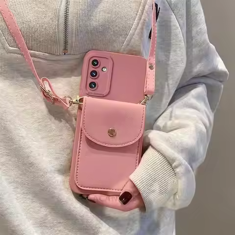 A 25 14 34 54 Crossbody Wallet Card Holder Case For Samsung Galaxy A54 A34 A24 A14 A04 A05 A25 5g M5