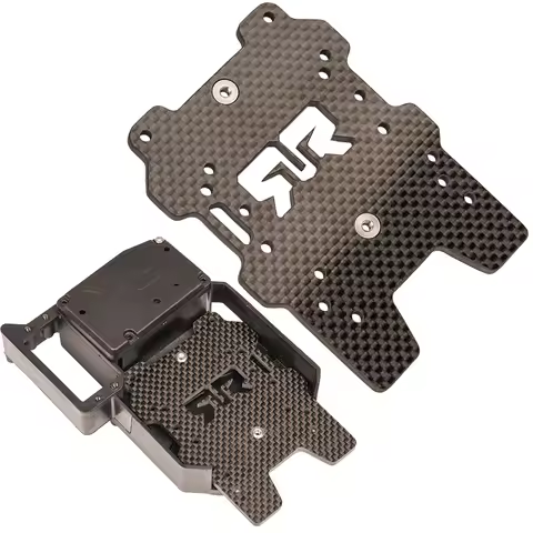 LIMITLESS F1 V2 Carbon Fiber ESC Cover Electrical Adapter Board for 1/7 ARRMA LIMITLESS F1 V2 Speed