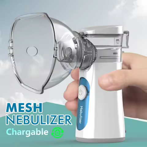 Rechargeable Mini Handheld portable autoclean Inhale Nebulizer Mesh atomizer silent inhaler nebulise