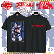 [ Ready Stock in Malaysia ] Gundam Tshirt Lelaki Baju Gundam Baju Viral lelaki Baju Perempuan Unisex T shirt baju Lelaki Anime T shirt