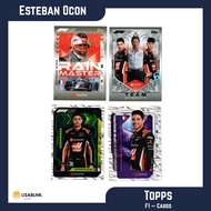 Formula 1 Cards [F1 — Topps] Esteban Ocon