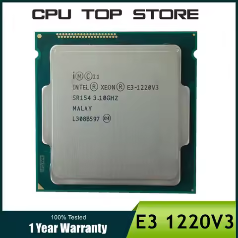 Intel Xeon E3 1220 V3 3.1GHz 8MB 4 Core SR154 LGA 1150 CPU Processor