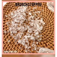 (30pcs + 1PCS MINI BROOCH) SAFETY BROOCH STOPPER | PIN STOPPER | BROOCH STOPPER