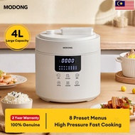 MODONG Electric Pressure Cooker Electric Pressure Cooker Integrated Pressure Cooker 4L Large Capacit