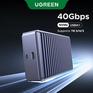 UGREEN USB-C to M.2 NVME Enclosure 40Gbps M.2 SSD Case for PCIe/NVMe SSD up to 8TB ,Plug & Play with