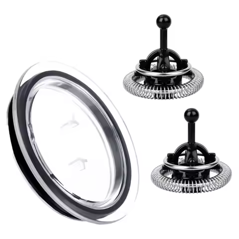 2pcs Milk Frother Replacement Whisks and 1 Lid,Compatible with Nespresso Aeroccino 3/4/XL, Practical
