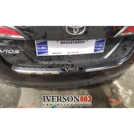 Bumper Guard Rear Stepsill Cover for Toyota Vios 2019