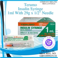 Terumo Insulin Syringe, 1ml With 29g x 1/2" Needle