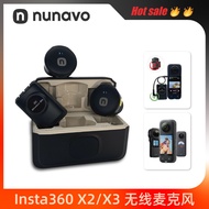 NUNAVO NUNAVO for Insta360 X3/ONE X2 Wireless Microphone Omnidirectional External Microphone