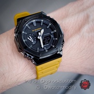 นาฬิกา G-Shock Ga-2110SU Custom กรอบสายสแตนเลสดำ