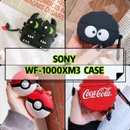 Sony WF-1000XM3 Case Cartoon Cute Earbuds XM3 Case Protective Soft Silicone Case Sony Wf 1000xm3 Case